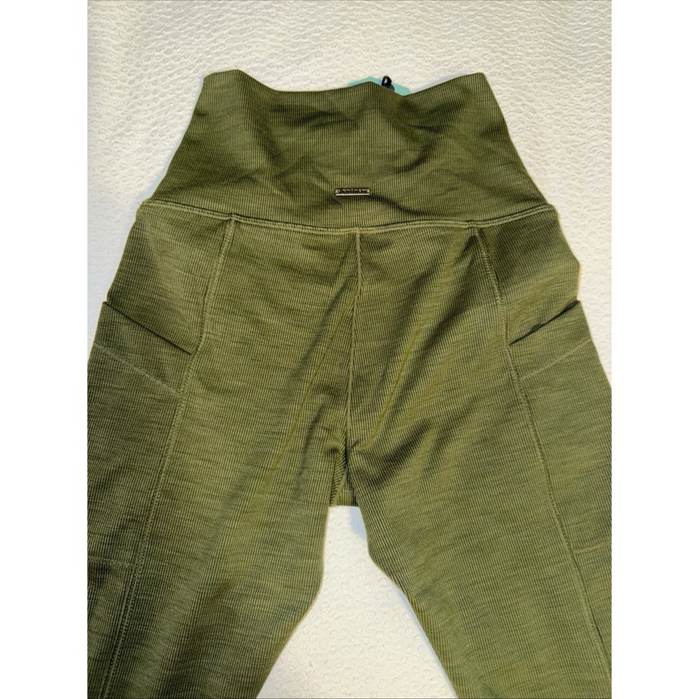 prAna Women's Cargo Green Heather BECKSA 7/8 Leggings Size XS Yoga Fitness - Picture 4 of 4